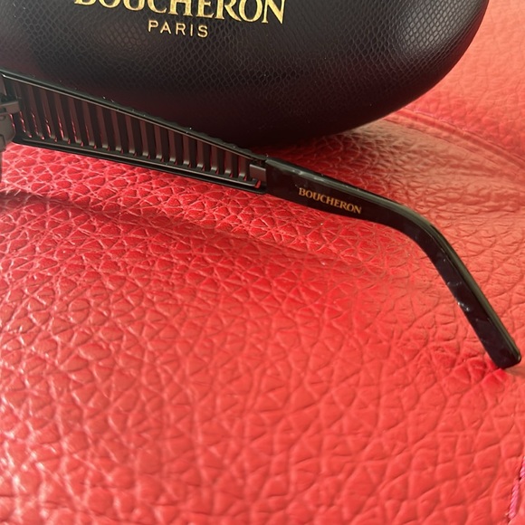 Boucheron Paris Bes 104.01 59-16-140 stunning gunmetal sunglasses - Picture 12 of 12